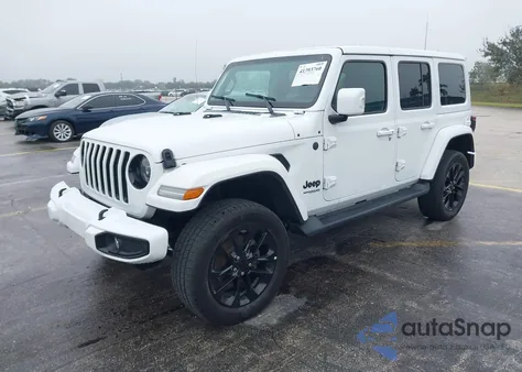 2022 Jeep Wrangler Unlimited High Altitude 4X4 из США, поврежденный, VIN 1C4HJXENXNW139005